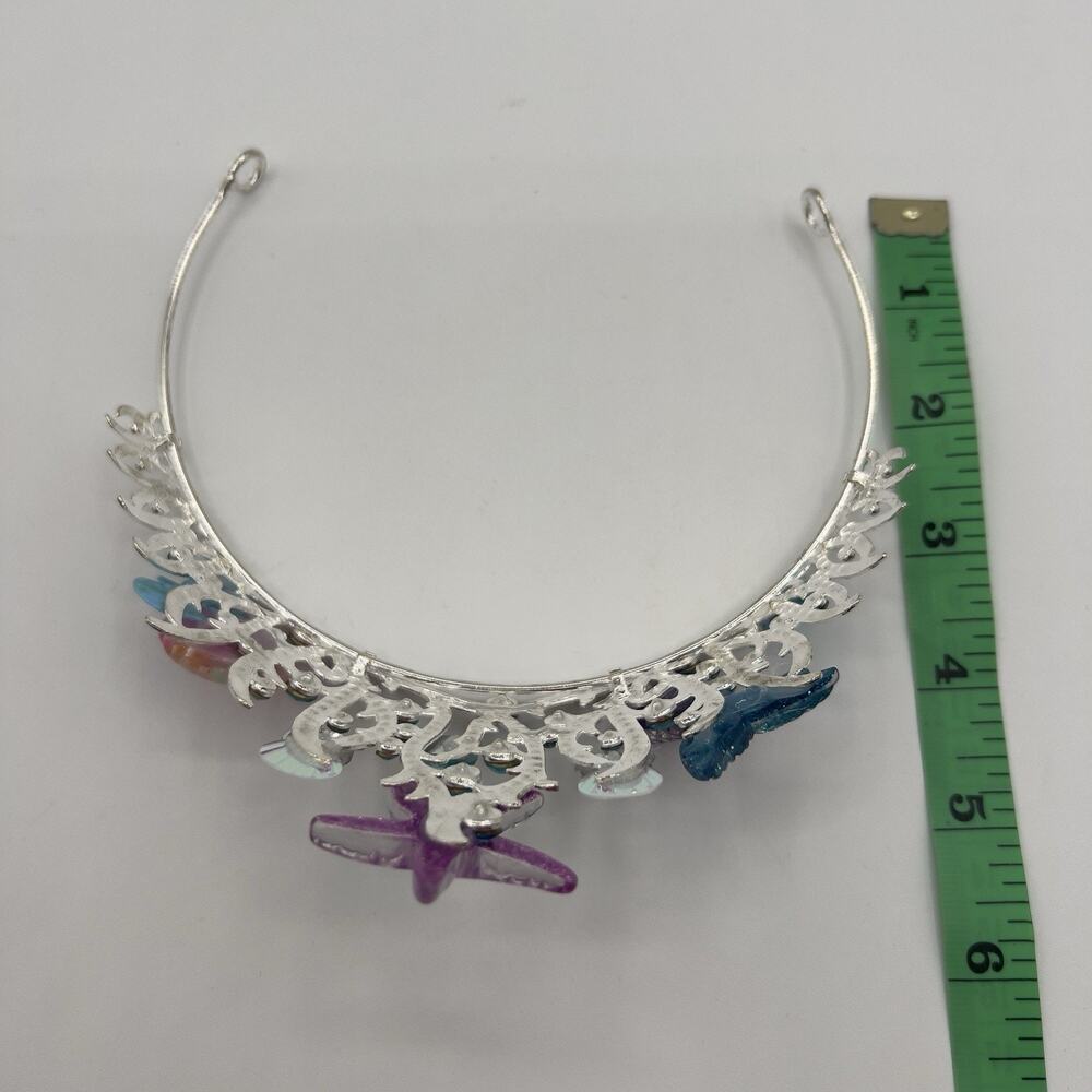 Starfish Mermaid Crown Tiara Ocean Princess Costume Cosplay Hair Accessory - Picture 8 of 8